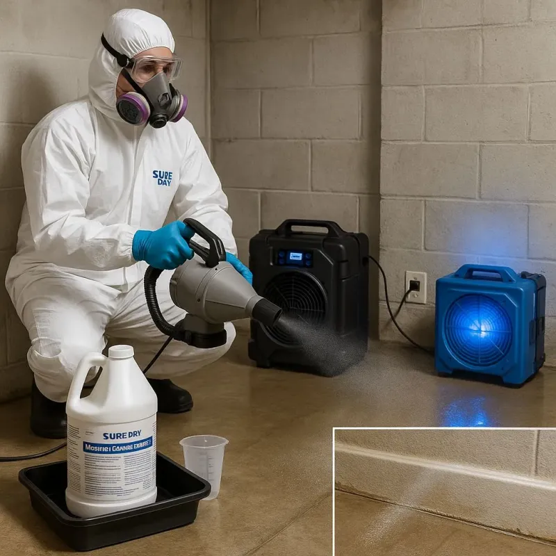 Sanitization and Odor Removal process in Valley Mills, TX